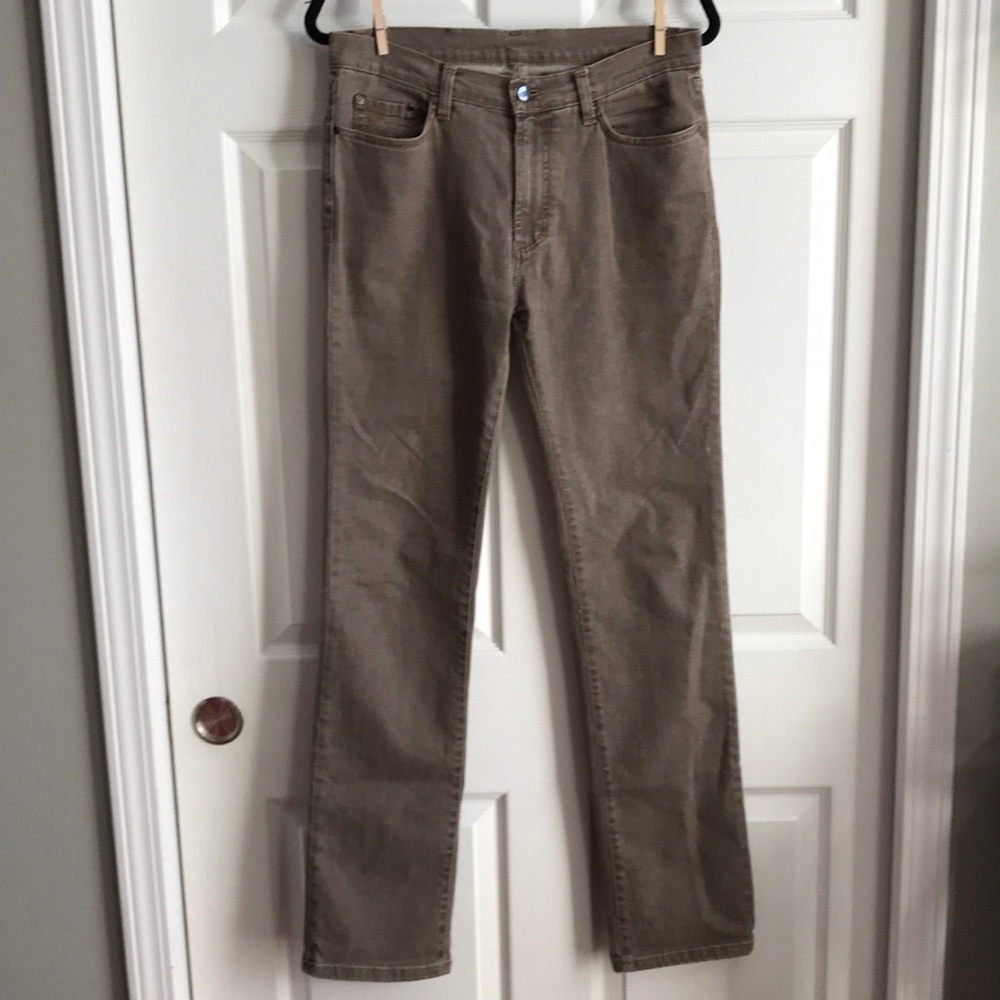 Versace Collection Trend Straight‎ Leg Jean / Brown / SZ 30 x 32
